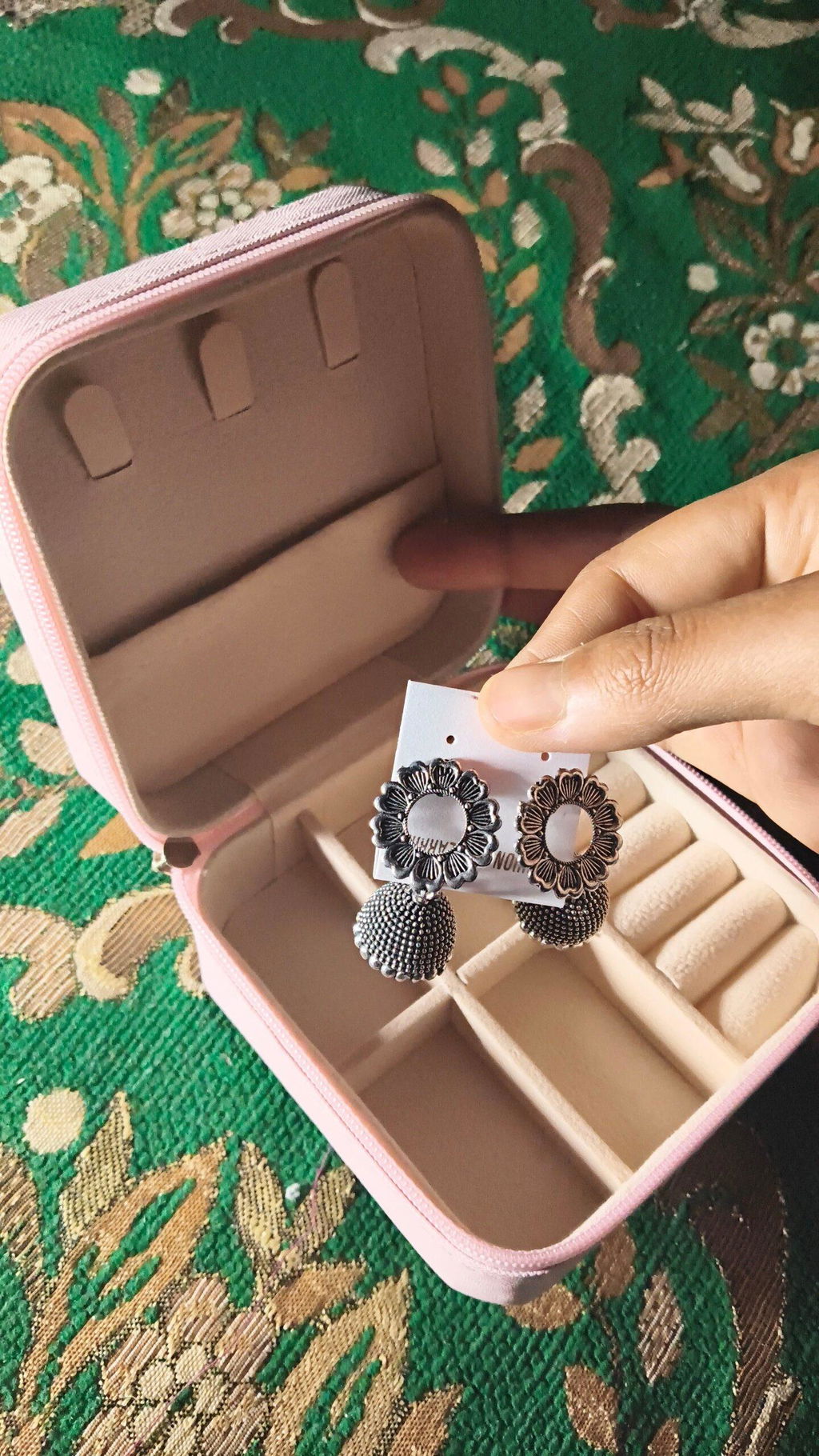 FREE Earrings Worth ₹399 + Jewellery Organiser Box!