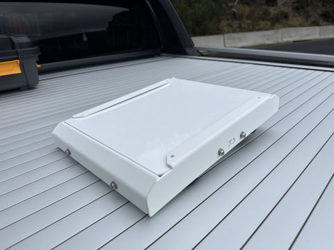 White Starlink Mini Roof Rack Mount