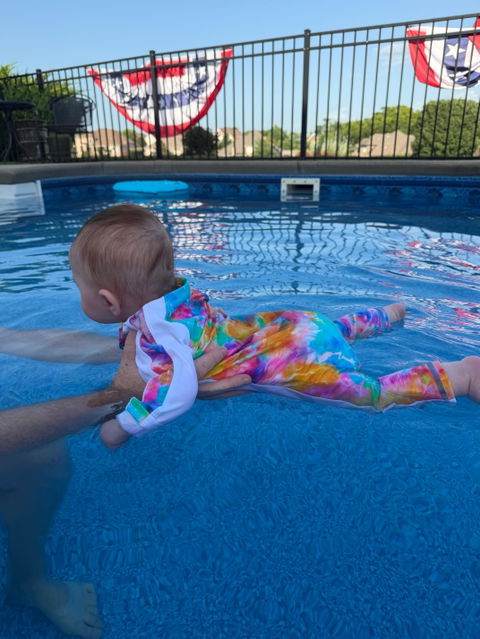 Sunsuit - Long Sleeve Romper Swimsuit | "Impressions"