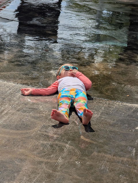 Kids Swim Pants | "Vibrant Vacay"