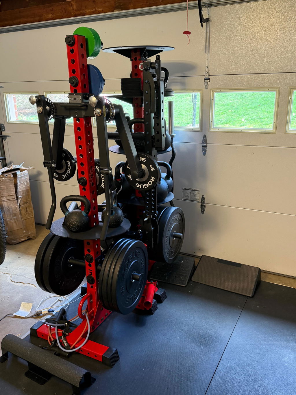 Delta PK | 4-Tier Vertical Hybrid Plate and Kettlebell Storage Rack
