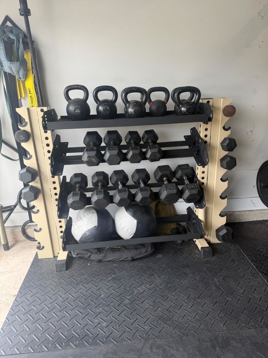 Flat Shelf Add-on For Kettlebells and Dumbbells