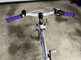 System-S Gummi Fahrradgriffe Fahrradgriff Lenker Griffe Lenkergriffe Griff für Fahrrad Rad BMX MTB in Lila