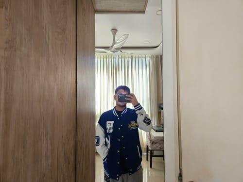 Real Madrid Embroidered Varsity Jacket