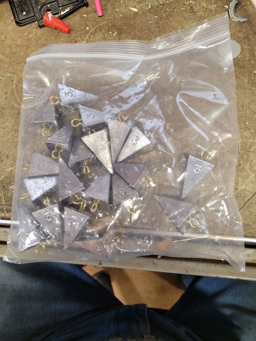 Epic Fishing Co Pyramid Sinkers - Hand-Poured Lead - Surf Fishing Bottom Rig Saltwater