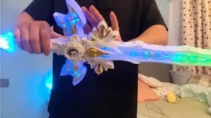 Snowflake Light up Flashing Swords