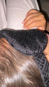 Luxury Silk Sleep Mask in Gray