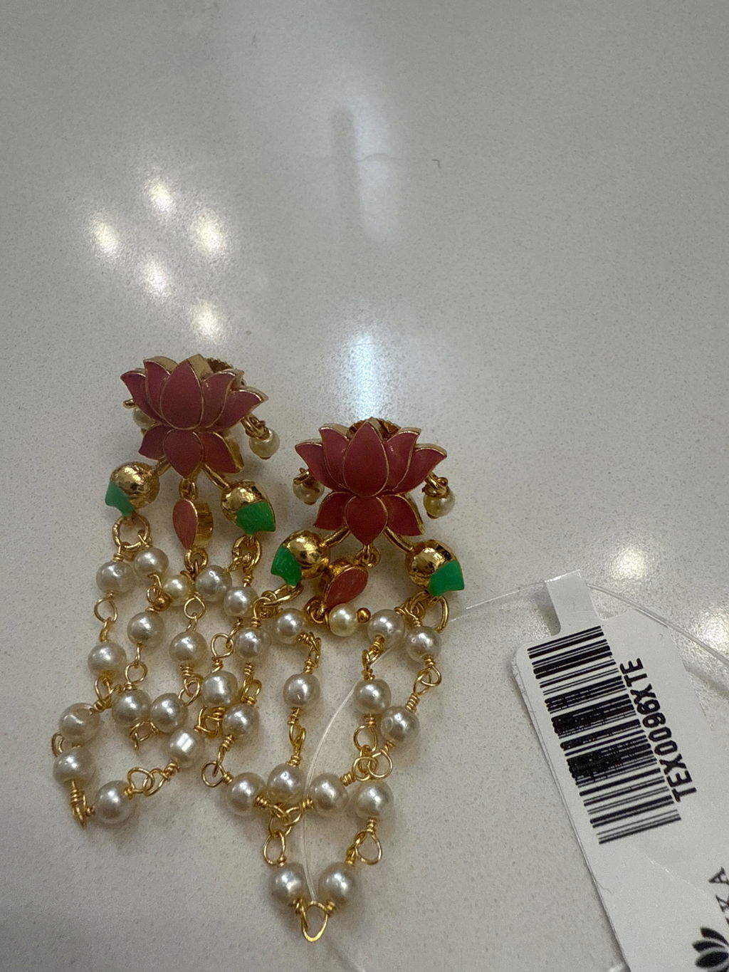 Jalaja Layered Pearl Hanging Earring