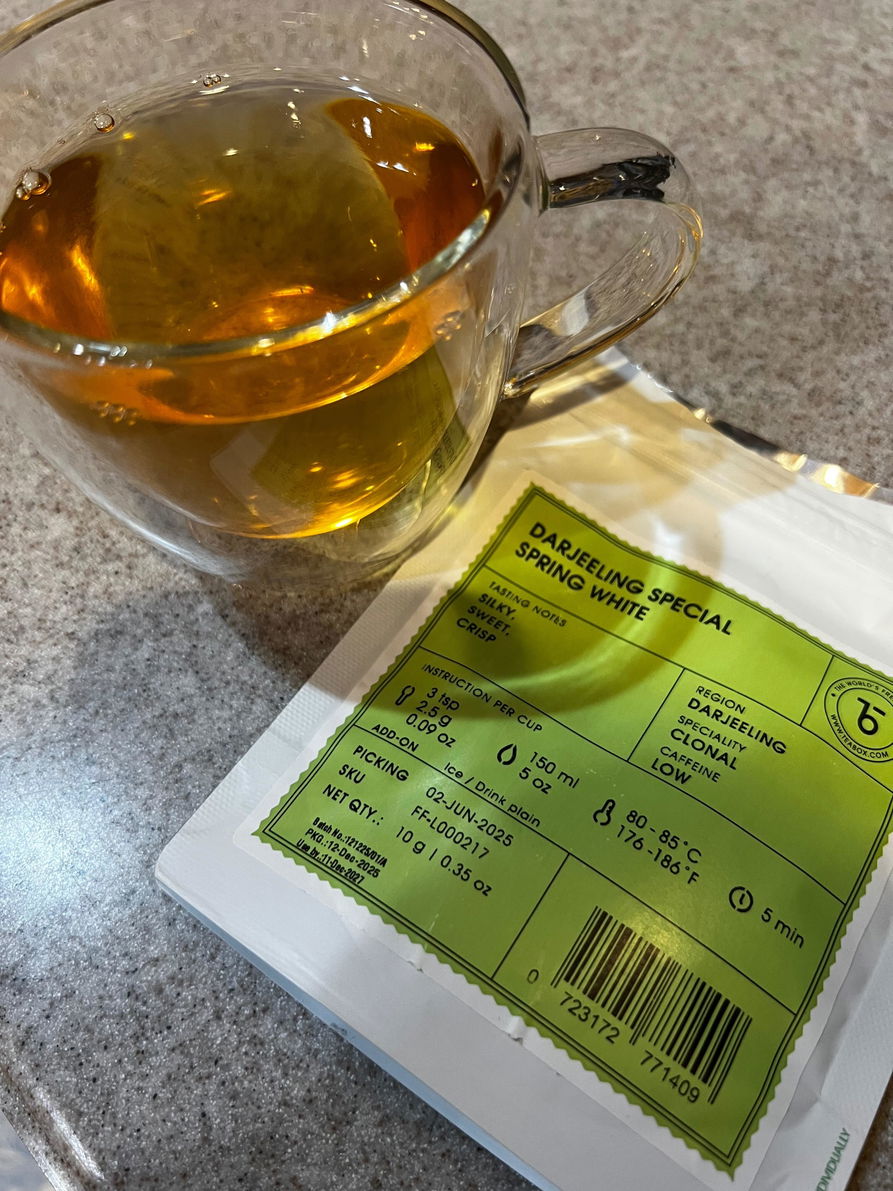 Buy 2026 Darjeeling Special Spring White Tea Online | Teabox