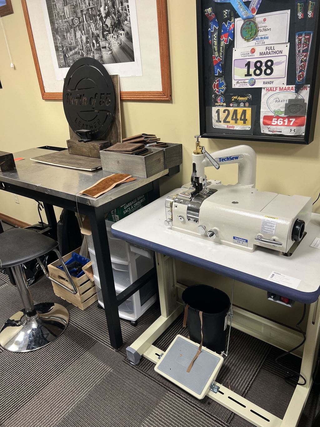 Techsew SK-4 Leather Skiving Machine — TechSew