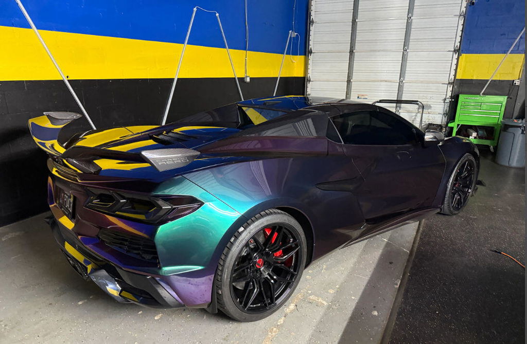 Color Shift Galaxy Green Vinyl Wrap – Teckwrap International