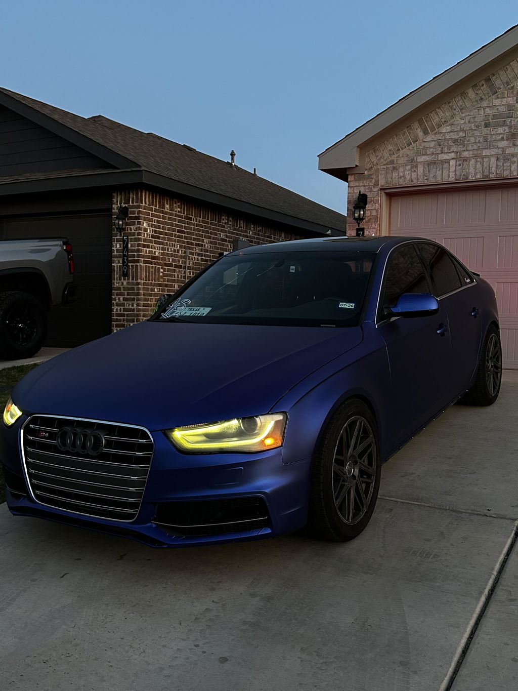 Satin Metallic Rasant Blue Vinyl Wrap – Teckwrap International