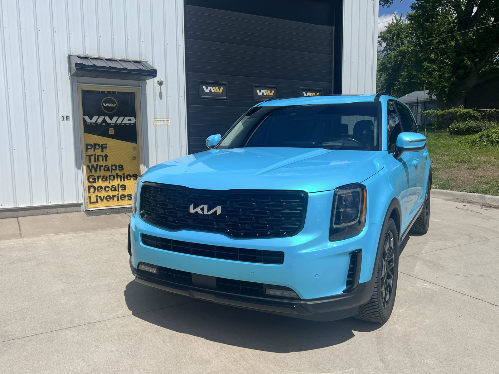アール・グラージュ　ブルーハワイ Gloss Metallic Caribbean Blue Vinyl Wrap – Teckwrap International