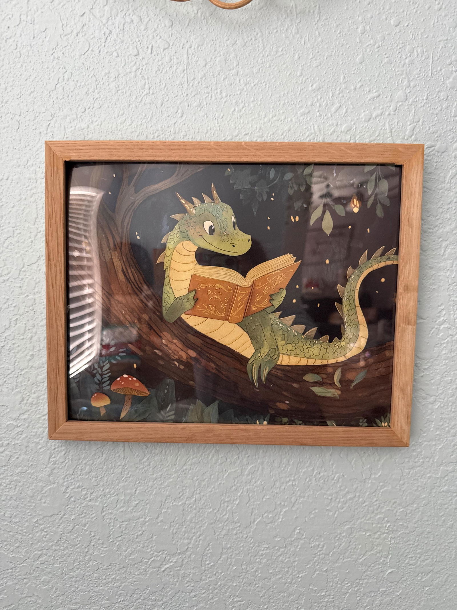 Dragon Framed Wall Art | Kids & Nursery Decor by Teepee Joy