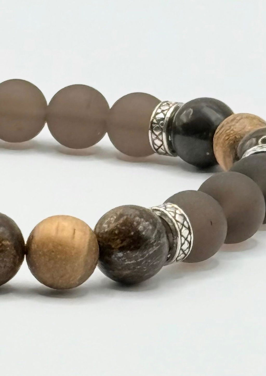 Ice Obsidian · Matte · Round · 4mm, 6mm, 8mm, 10mm