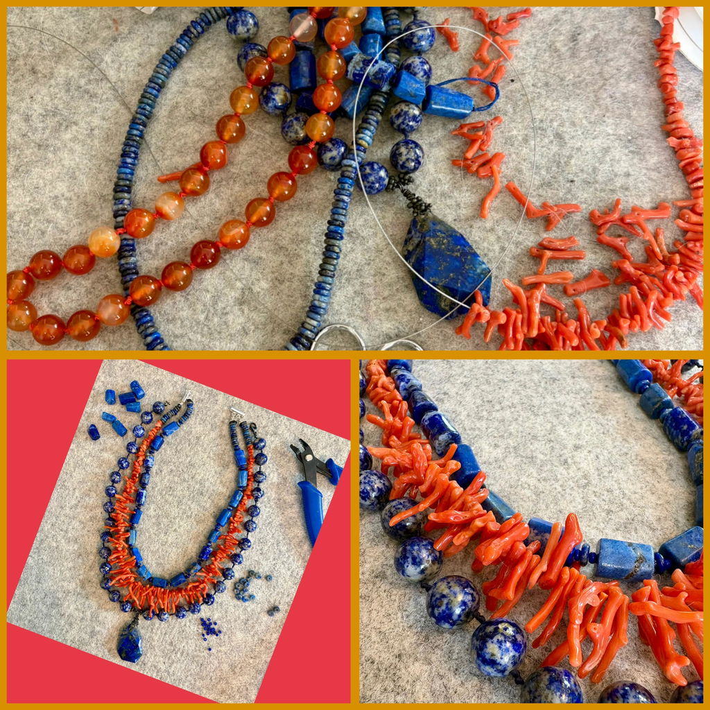 Lapis Lazuli · Smooth · Freeform Tube · 8mm