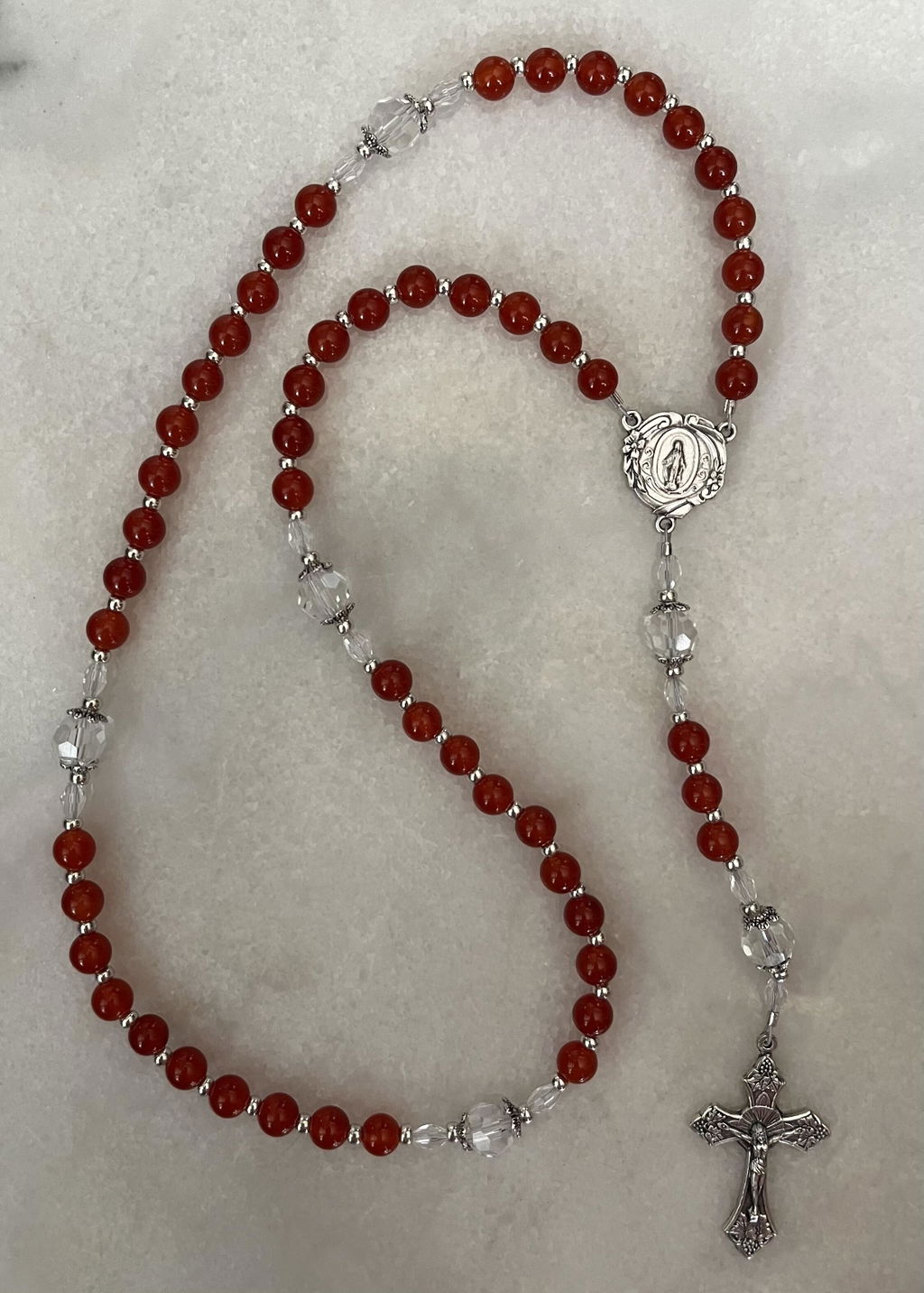 Carnelian Agate (alt) · Smooth · Round · 4mm, 6mm, 8mm, 10mm
