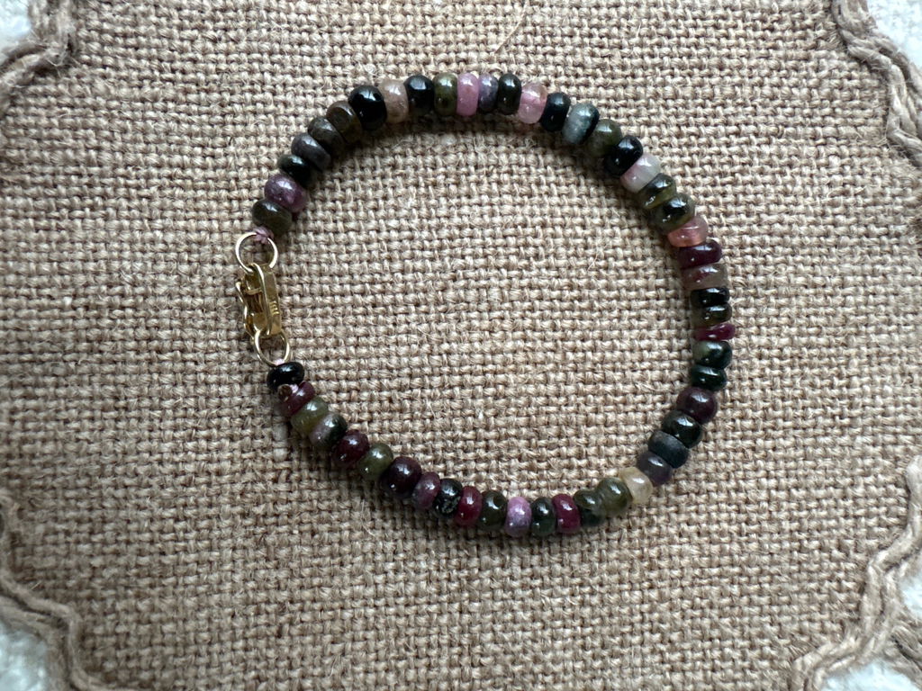 Watermelon Tourmaline · Smooth · Rondelle · 5.5mm - 6mm