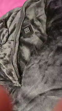 Poncho i mjuk fleece och 8 värmezoner