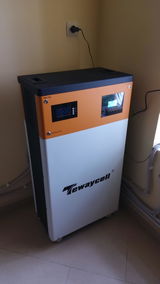 Tewaycell 48V 51.2V 314Ah 16Kwh 15Kwh All in One Mobile ESS Built-in 5kw Hybrid Off-grid 220V/230V Inverter,BMS,Equalization Module