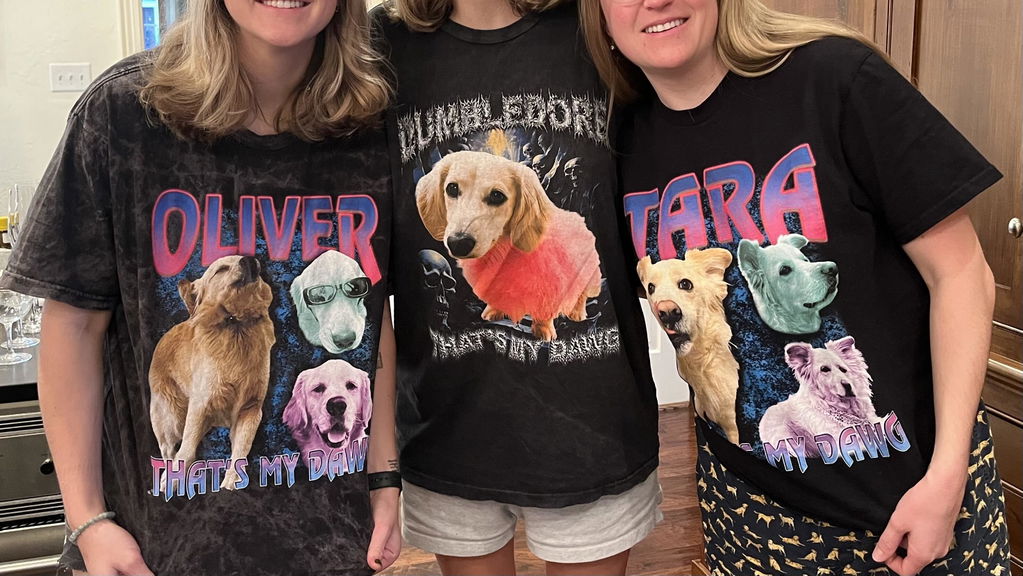Custom 90s Bootleg Vintage T-Shirt – Upload Any Pet, Friend, or Other Favorite Picture