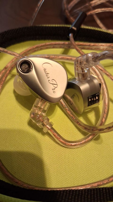 KZ Castor Pro IEM With Mic & Audiocular SPARK DAC
