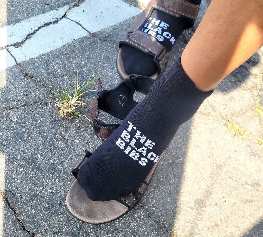 The Black Bibs Socks - Black - 4" Cuff