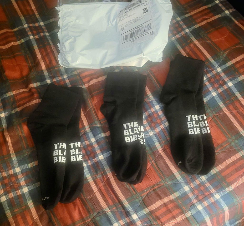 The Black Bibs Socks - Black - 4" Cuff