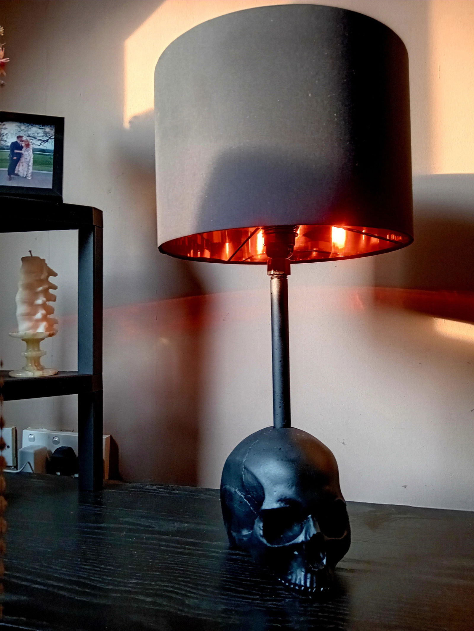 Edison Skull Lamp – The Blackened Teeth Ltd
