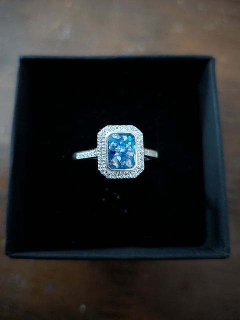 Belle Cushion Halo Ring