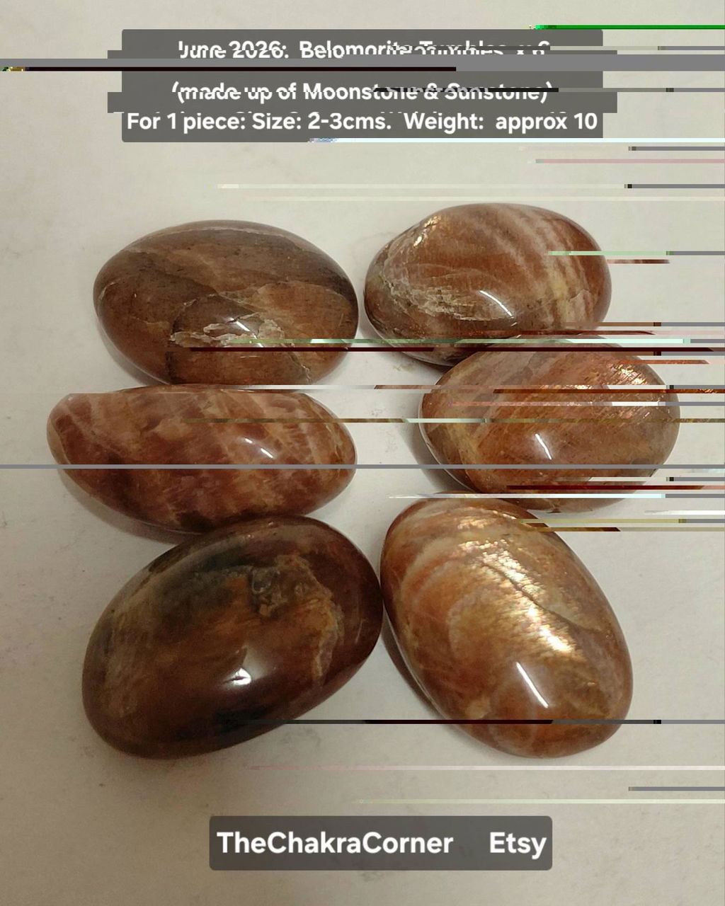 Belomorite (Sunstone & Moonstone) Tumble Stones
