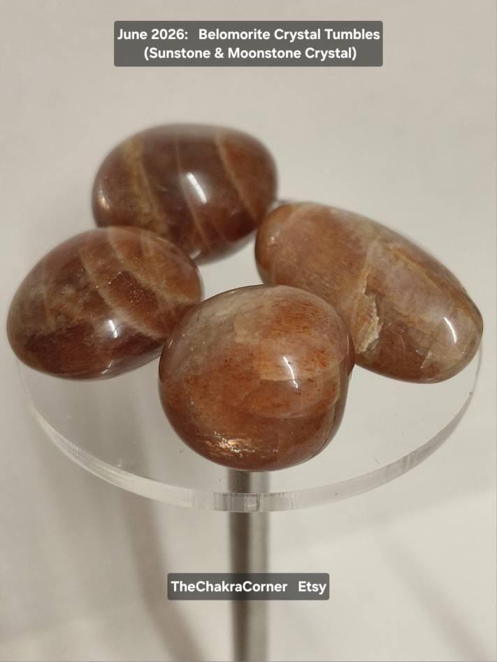 Belomorite (Sunstone & Moonstone) Tumble Stones