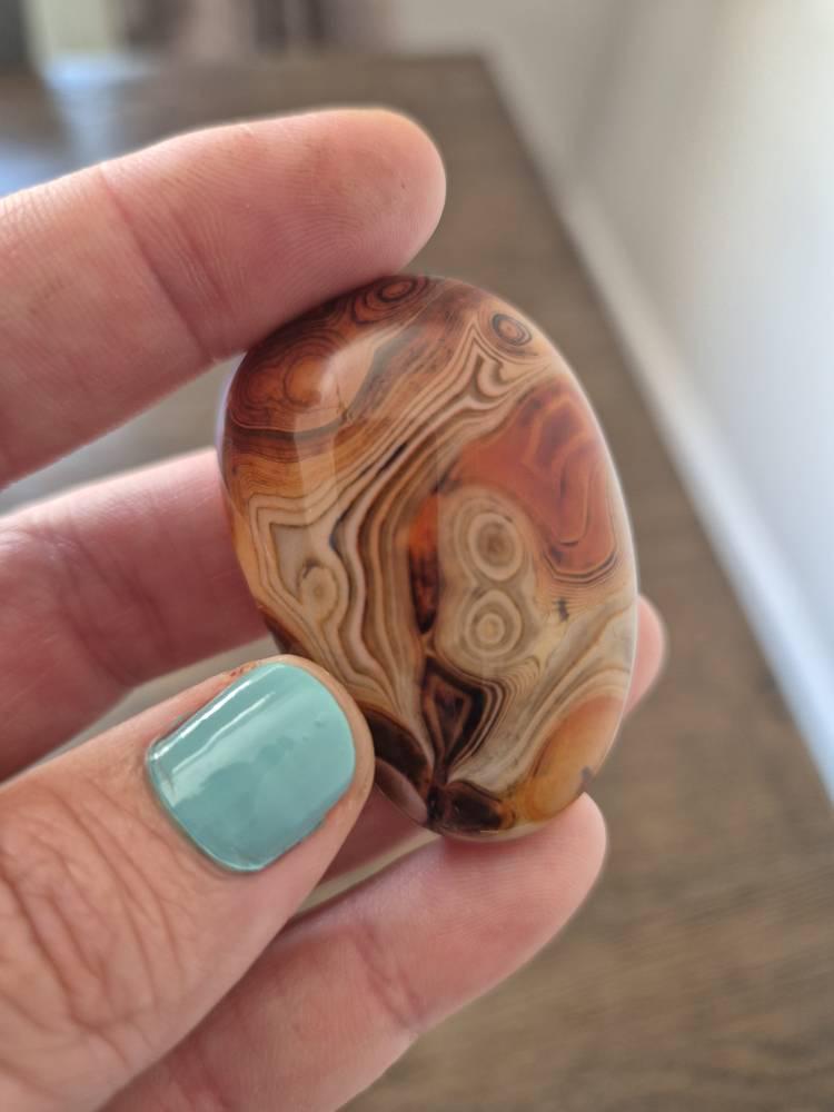 Sardonyx Palm Stone