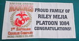 Graduation Banner: 1st Recruit Battalion
