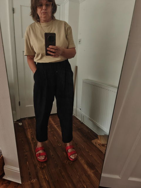 Vivian Shao Chen Bisque Trousers
