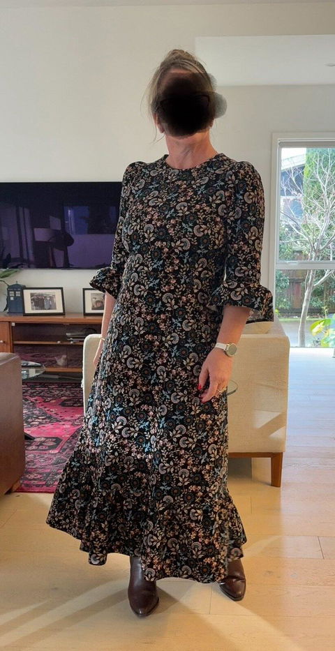 Fabric Godmother Peony Dress