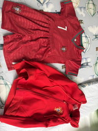 Football Jersey Portugal home Ronaldo 2026 World Cup set ( Harmony day / country jersey & shorts / football shirt / Portug al euro shirt  / Ronaldo jersey / European championship )