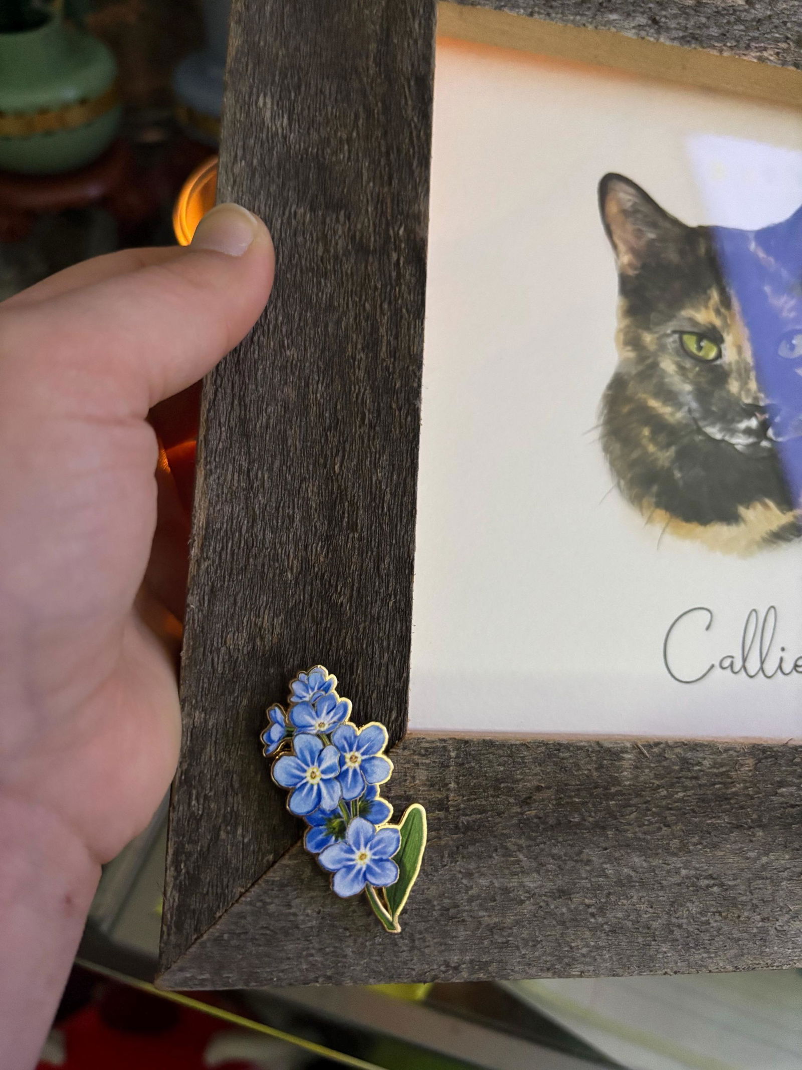 Forget-Me-Not v2 Floral Enamel Pin | Alaska State Flower (sku: TGM