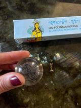 Tiny Stupa Charm | Metal | Approx 1/2 high x 1/4in wide | Tibet | Buddha