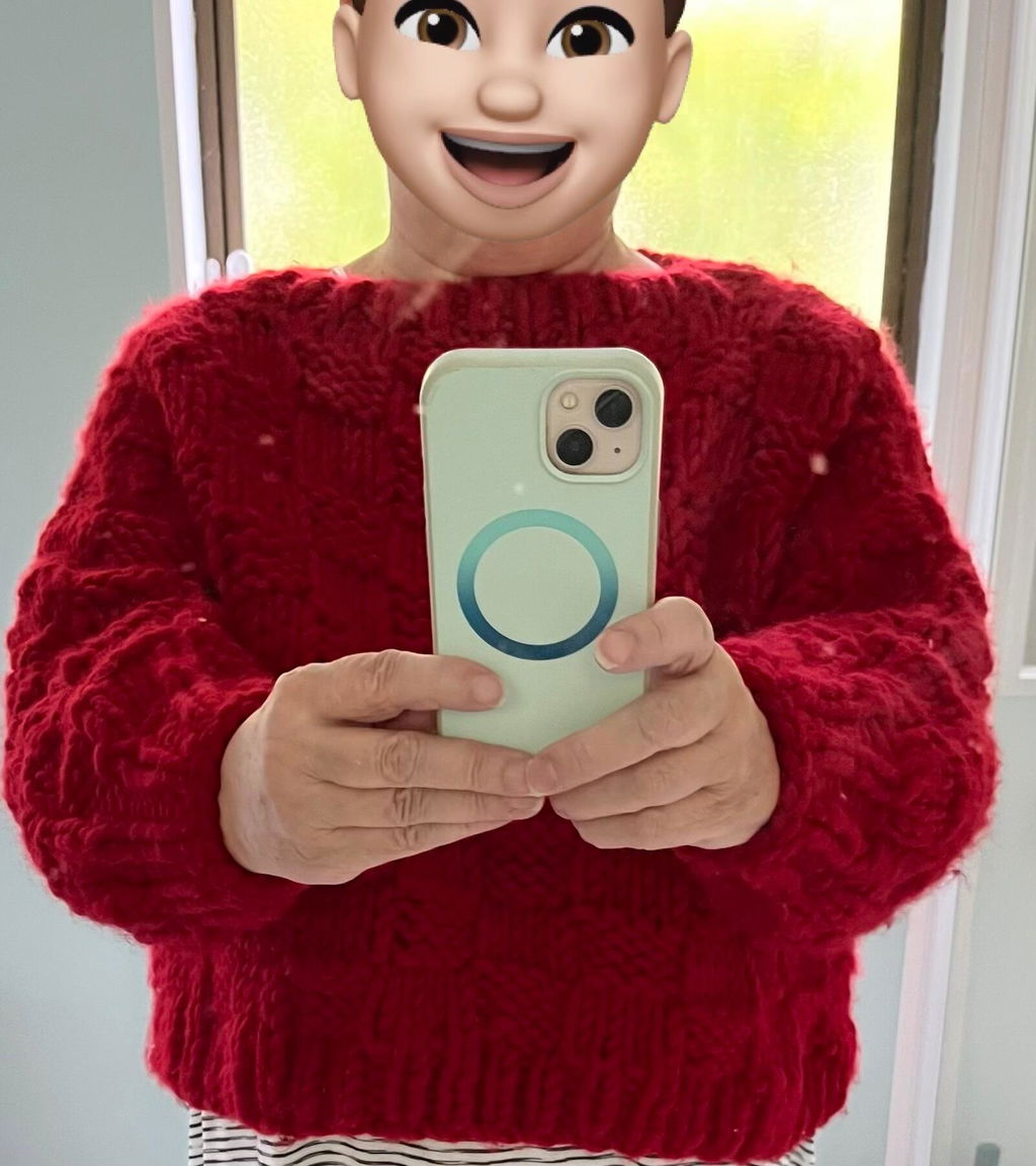 // Merino Knit Kit // Check Me Out Jumper