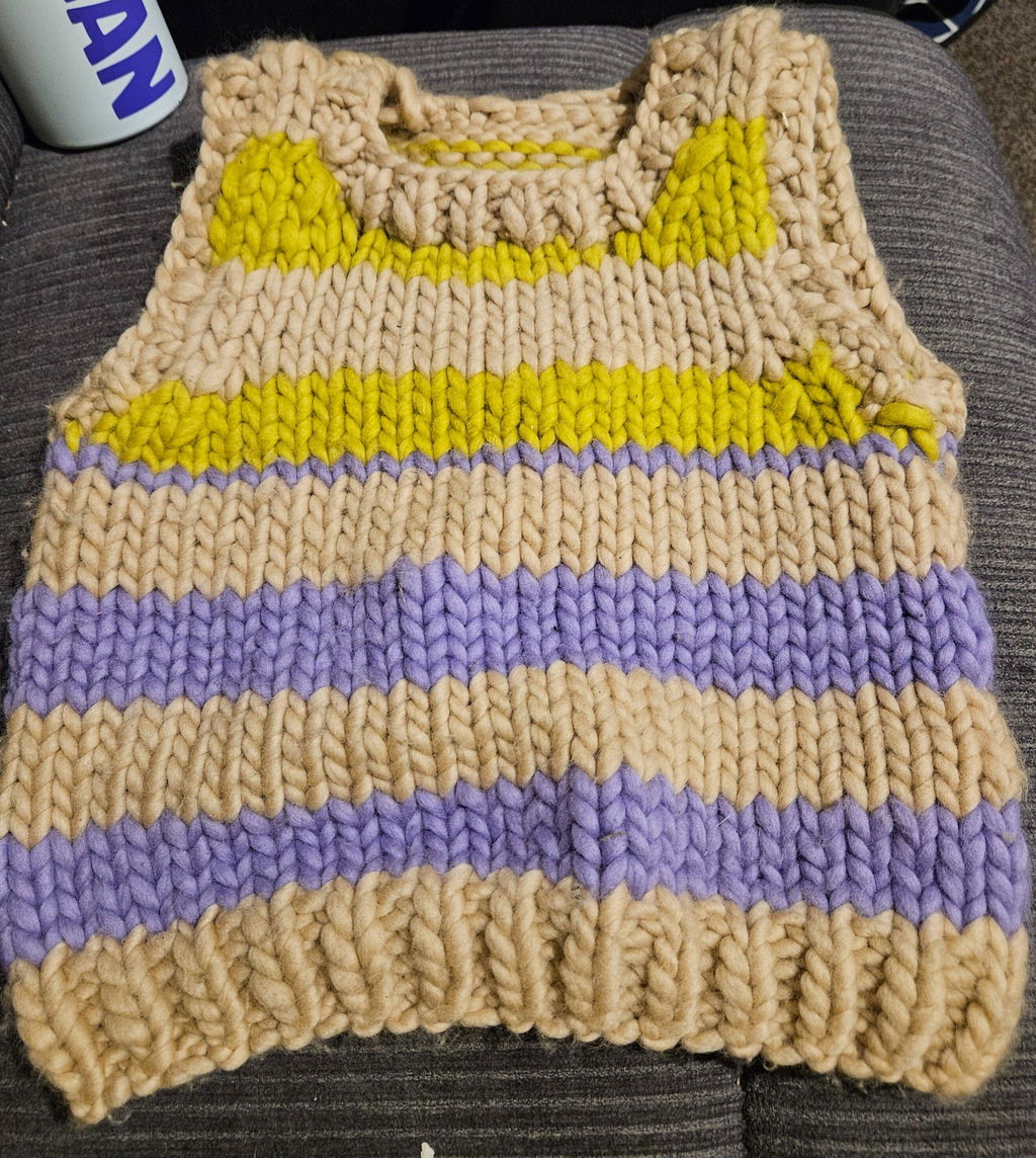 // Digital Pattern // Kids Striped Vest