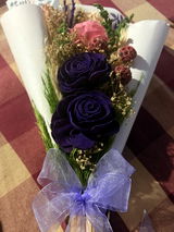 Lavender Hand-Tied Dried Flower Bouquet