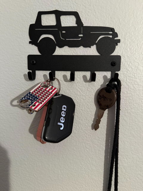 Off Road 4x4 SUV #2 Key Rack for Jeep Keys