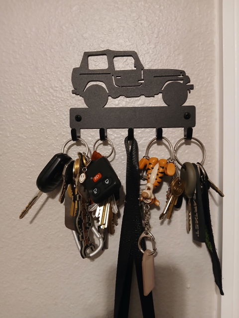 Off Road 4x4 SUV #2 Key Rack for Jeep Keys