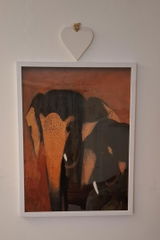 Two Elephants (1940) by Amrita Sher-Gil