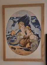 Two Mermaids (1918) by Gerda Wegener