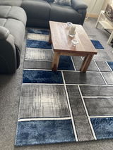 Lagos Rug - Grey Navy