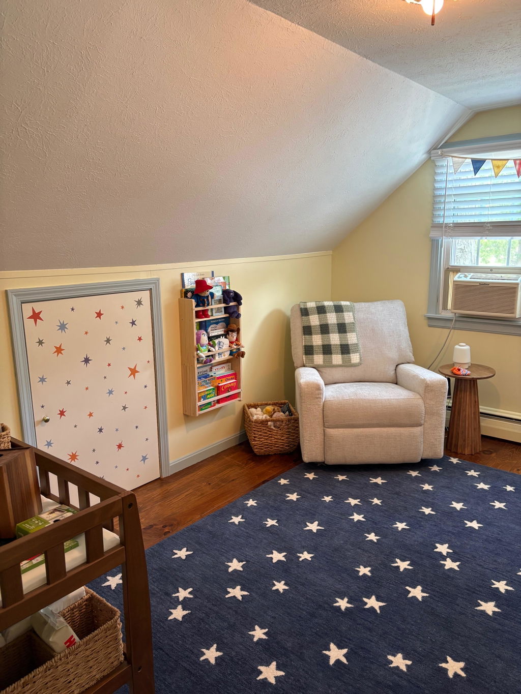 Star Rug Navy Blue Kids Rug Starry Skies Rug Nursery Rug Star