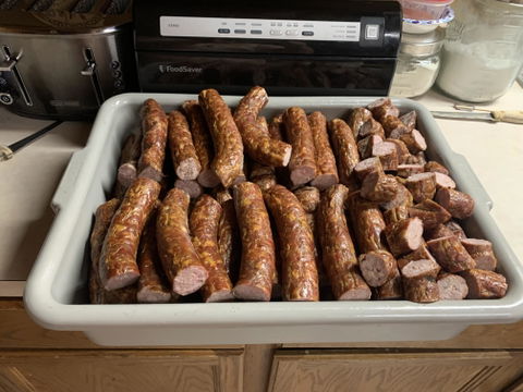 Premium Natural Hog Casings 29-32mm, 1 Hank