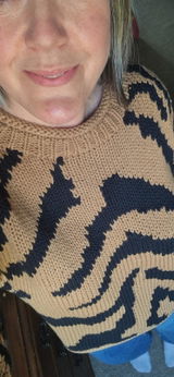 Tiger Hand Knit Jumper